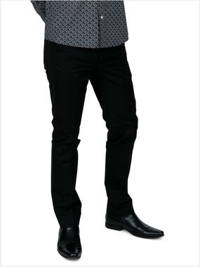 Relco Sta Prest Men's Slim Black Trousers
